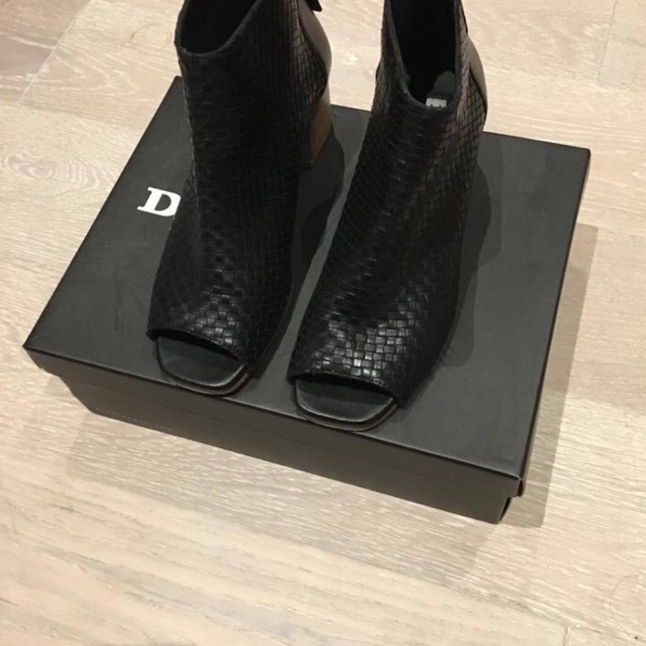 Dune peep sale toe boots