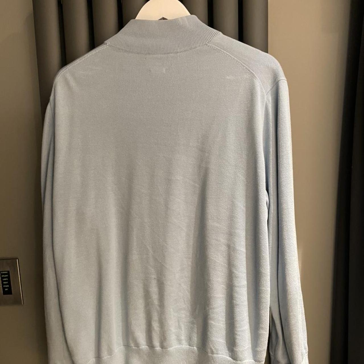 Ralph Lauren light blue quarter zip jumper Like... - Depop