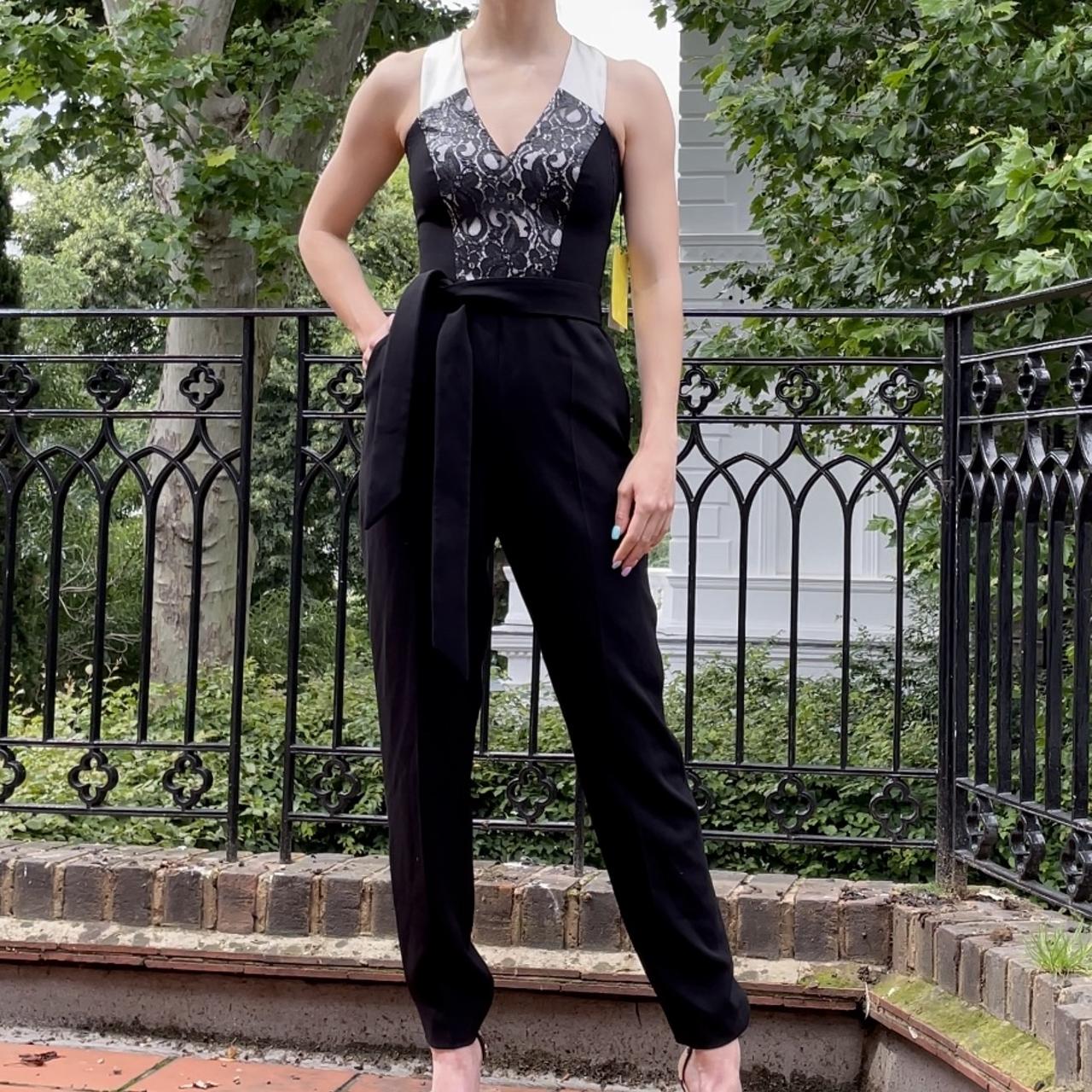 Designer black sales jumpsuit