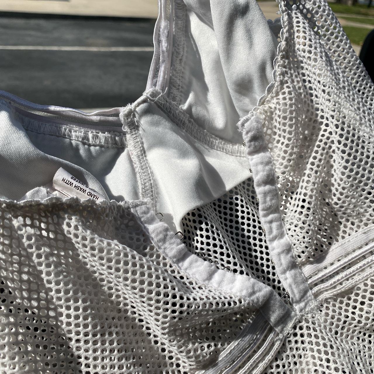 Product Image 4 - đ¤White Mesh Bodysuitđ¤
⢠Worn, slight