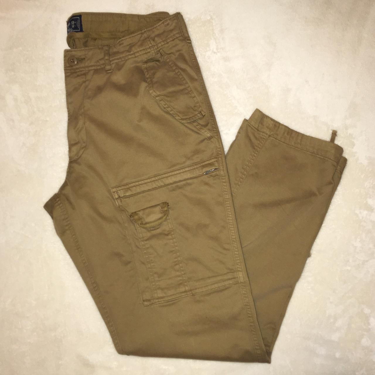 vintage Abercrombie & Fitch men’s cargo trousers,... - Depop