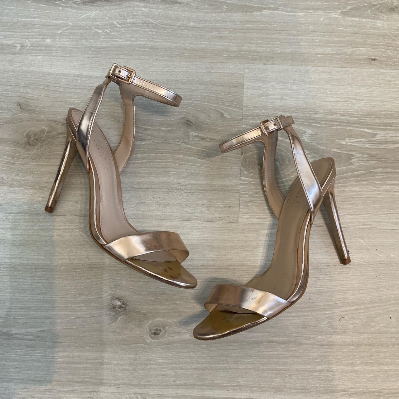 Office rose gold on sale sandals