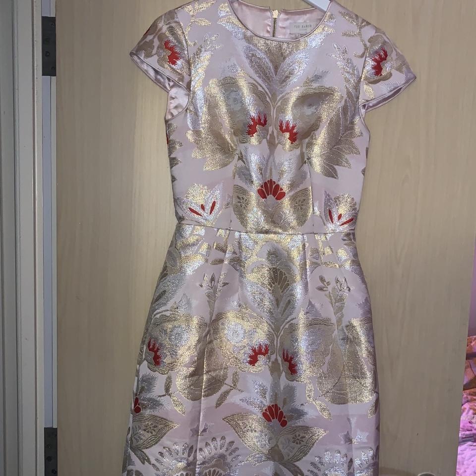 ted baker opulent orient jacquard dress