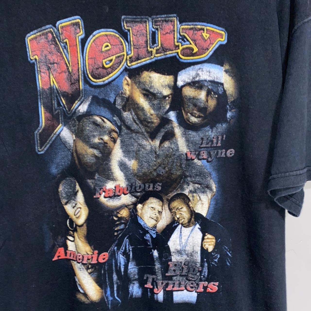 Vintage NELLY RAP Tee Lil' Wayne 2002 Tour T Shirt L -  Canada
