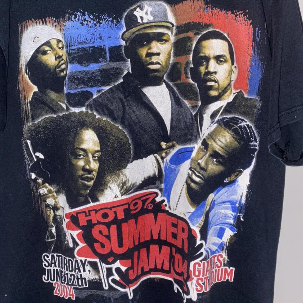 Hot 97 Summer Jam 2004 concert rap tee 50 cent...