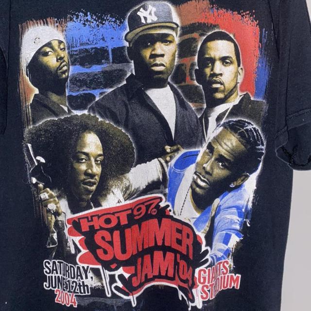 Hot 97 Summer Jam 2004 concert rap tee 50 cent... - Depop