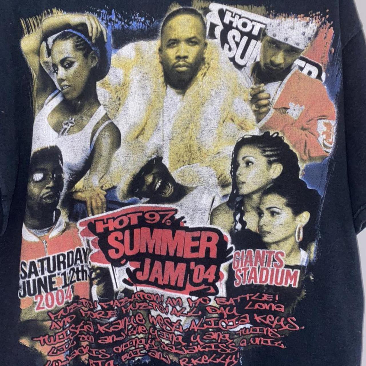 Hot 97 Summer Jam 2004 concert rap tee 50 cent...