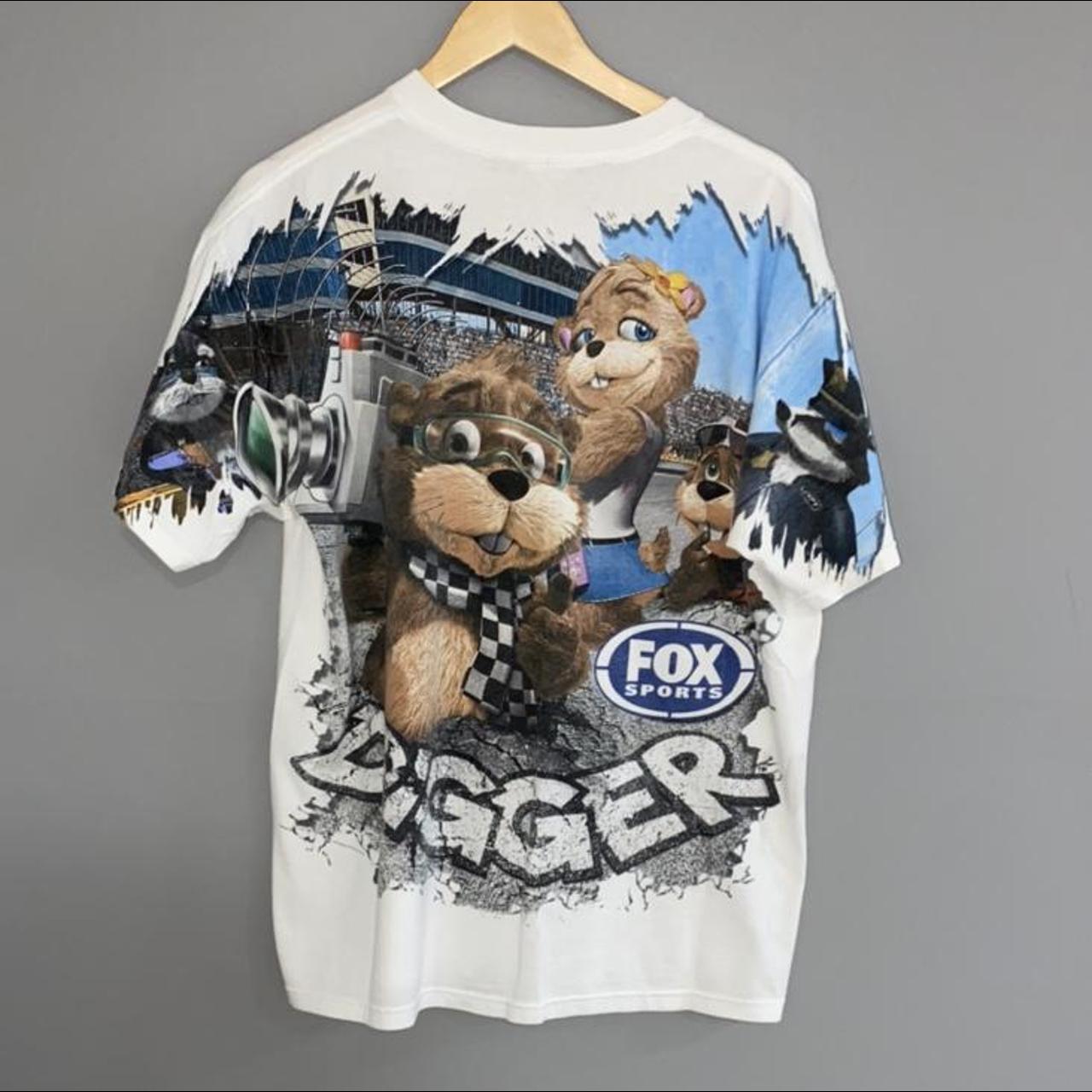 Digger & Friends cartoon Nascar tee Size- | Depop