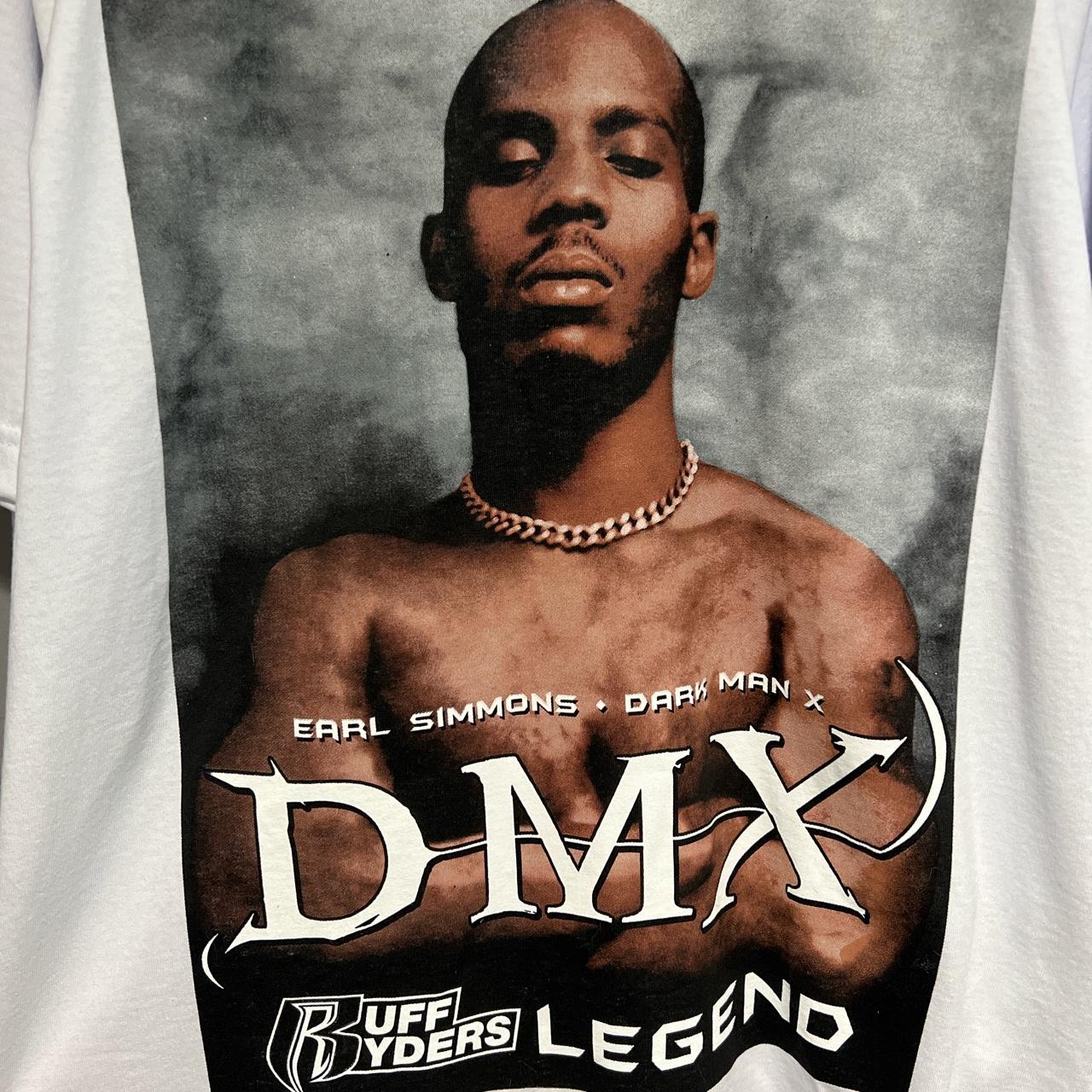 DMX D.M.X Ruff Ryders Legend 90’s rap tee , Size-