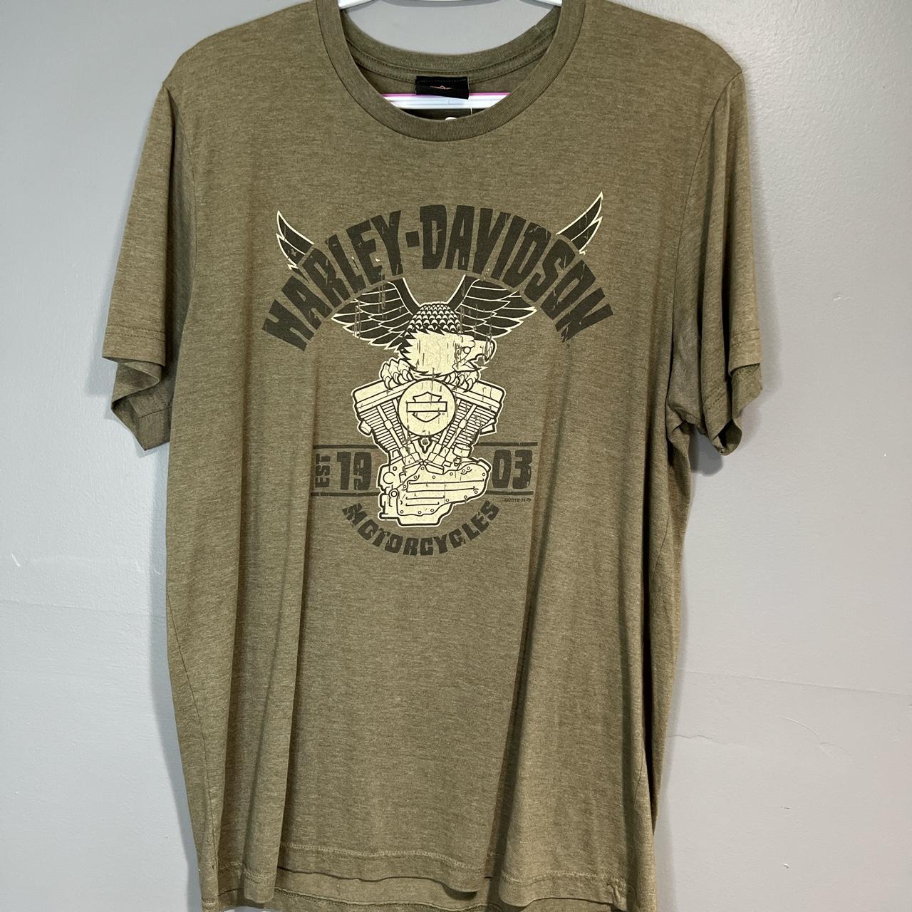 Harley Davidson thunder & lightning engine tee Size: | Depop Harley Davidson thunder & lightning engine tee Size: | Depop