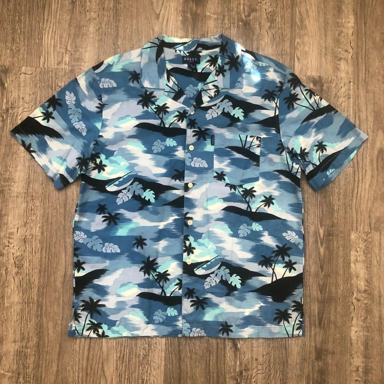 Guess hawaiian clearance shirt