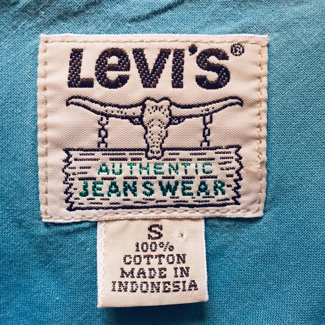 Levi's Men's Red and Blue Shirt | Depop