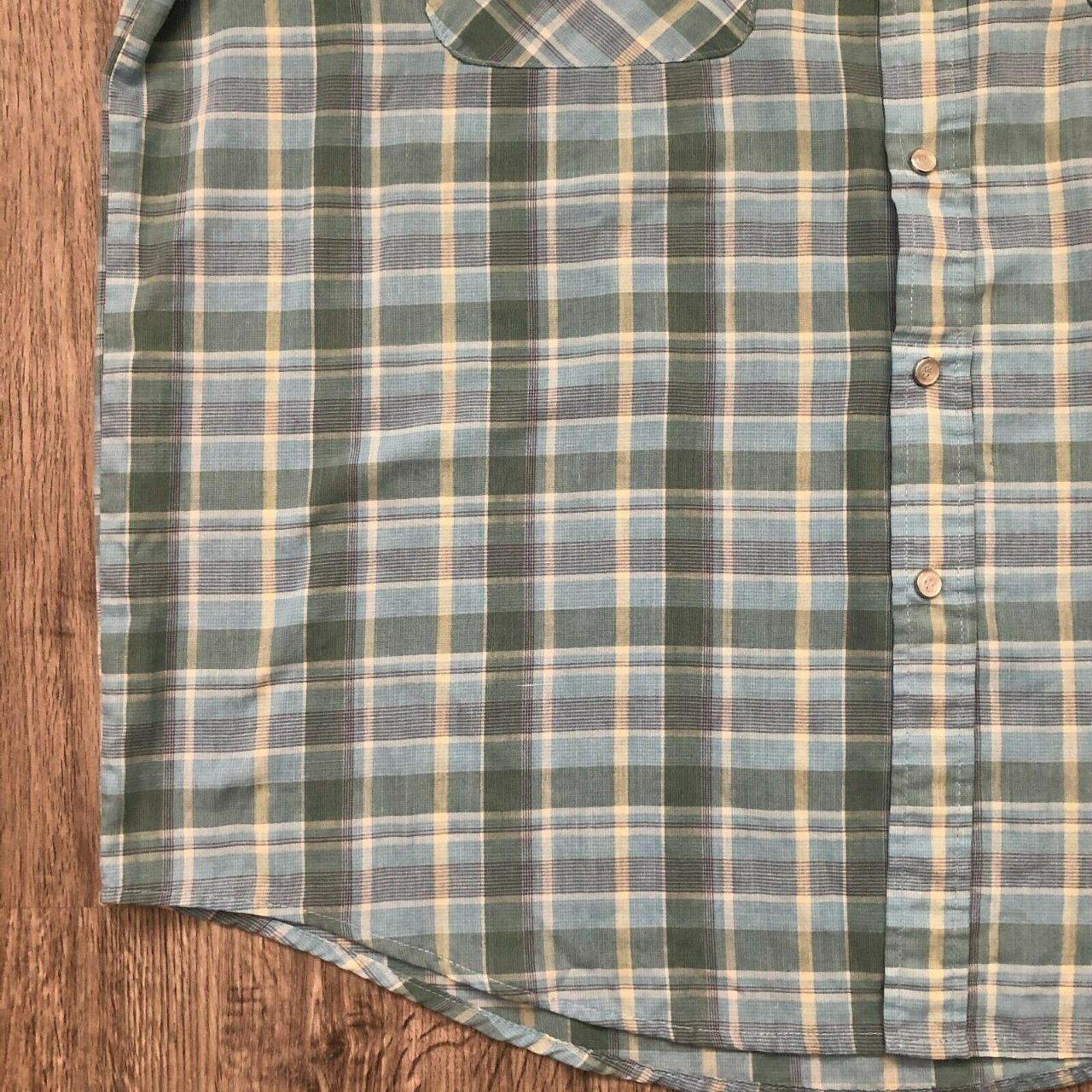 Haband Men's Blue and Green Shirt (3)