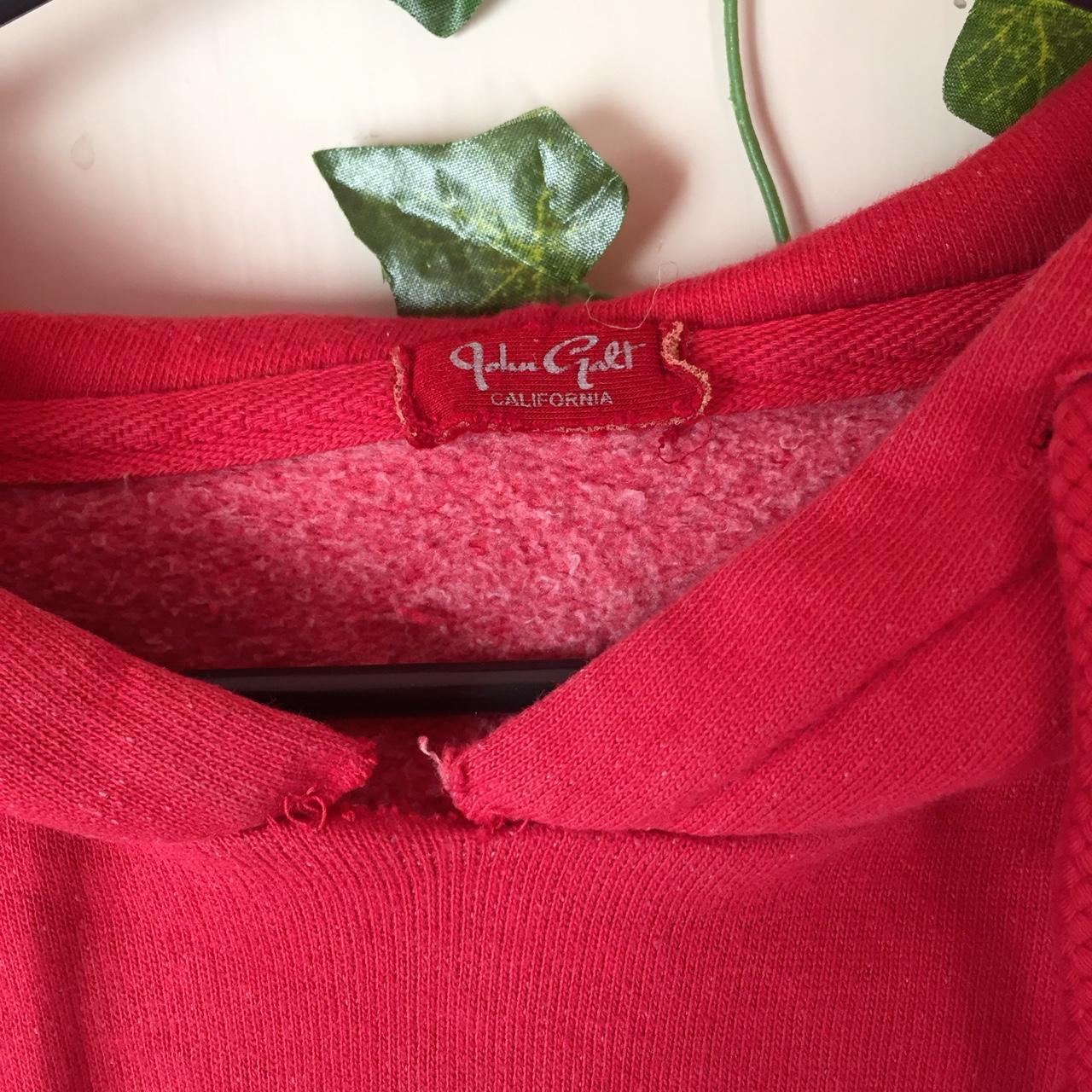 BRANDY MELVILLE CROPPED RED HOODIE! This is perfect... Depop