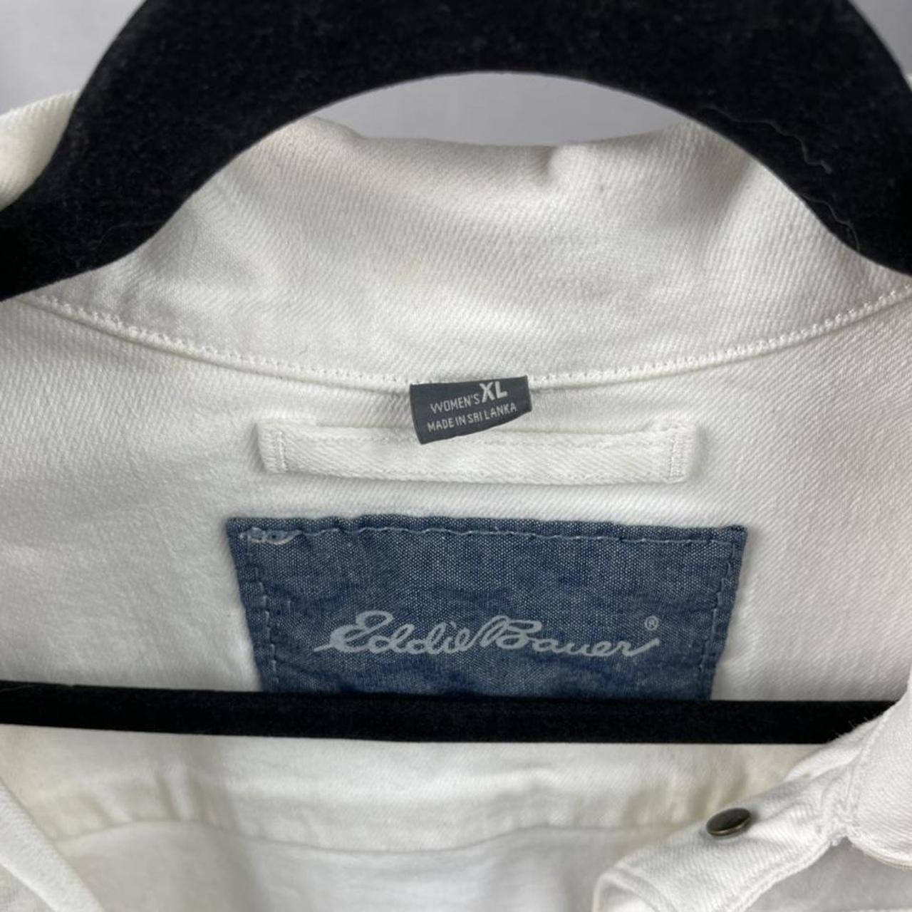 Eddie bauer white denim jacket Clearance