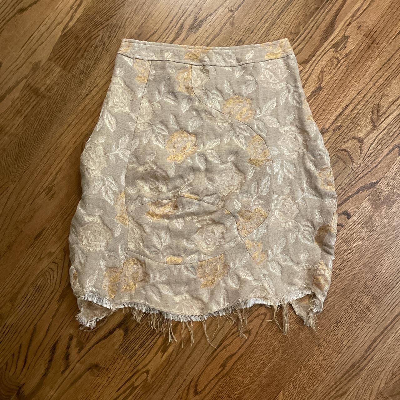 Marni Women's Gold and Tan Skirt