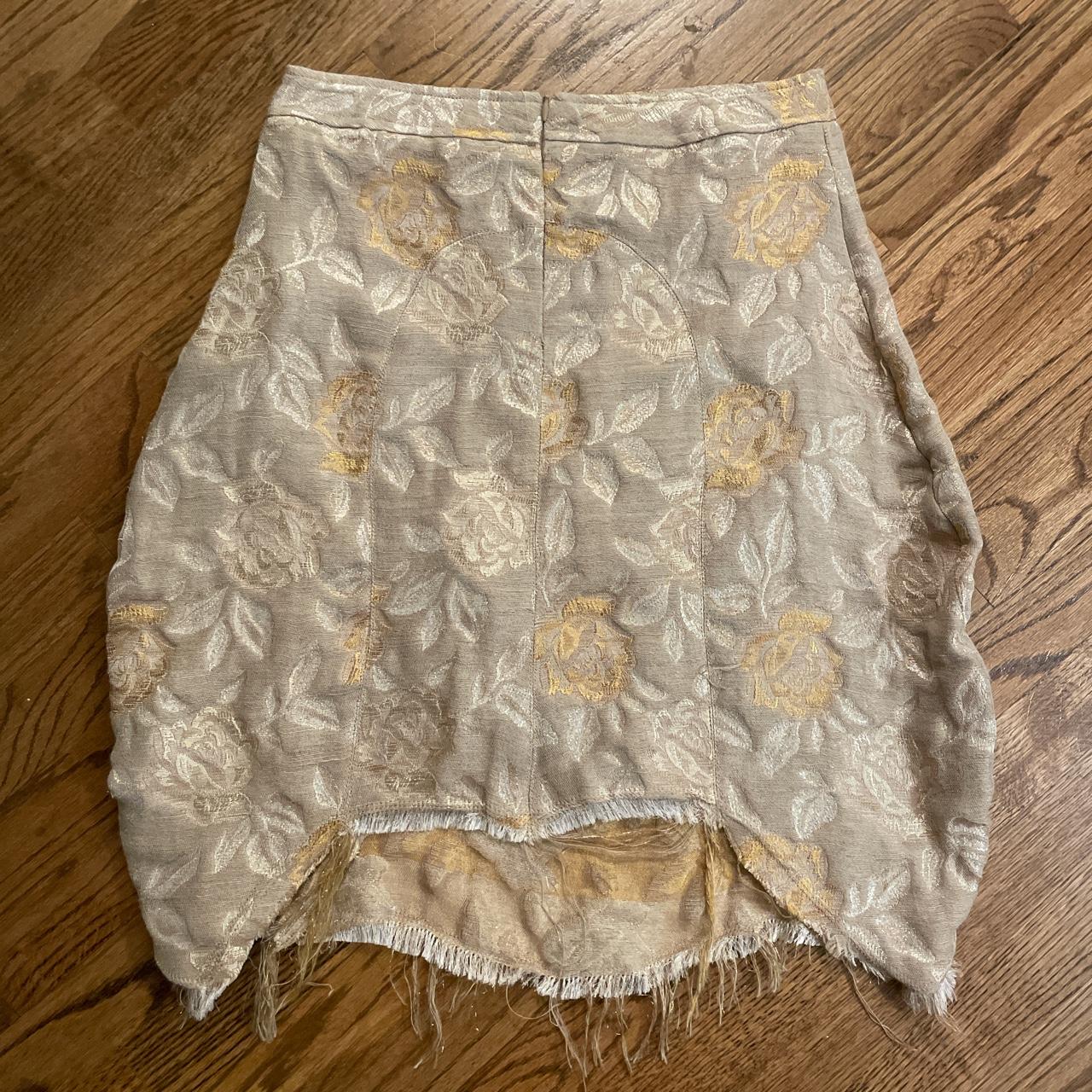 Marni Women's Gold and Tan Skirt (2)