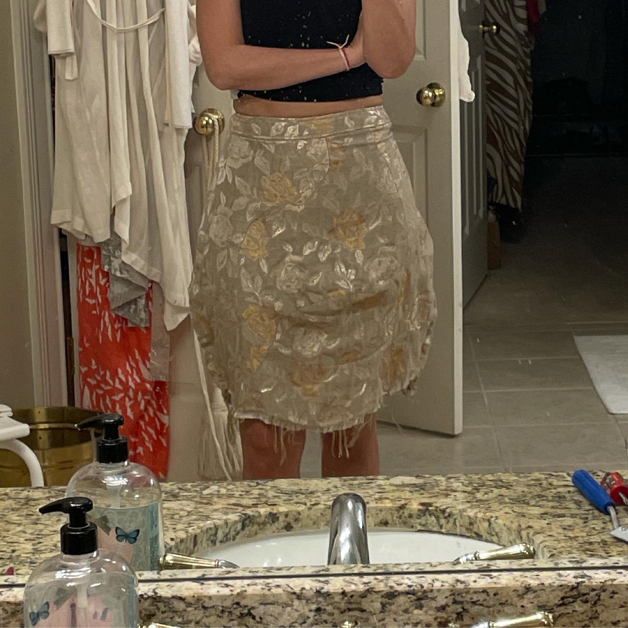 Marni Women's Gold and Tan Skirt (4)