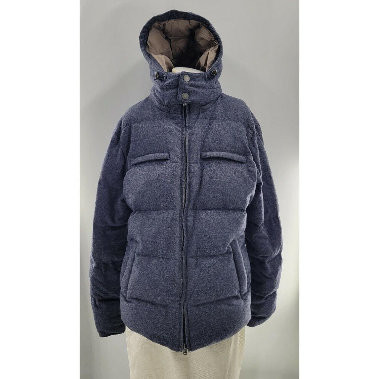Product Image 1 - Eleventy Mens Blue Wool Hooded