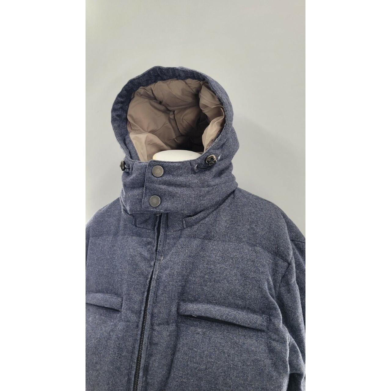 Product Image 2 - Eleventy Mens Blue Wool Hooded