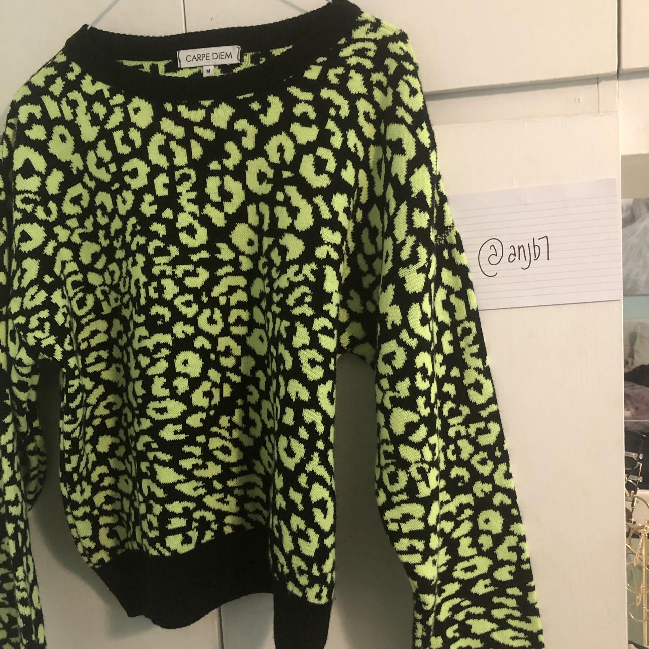 Yellow leopard print on sale jumper