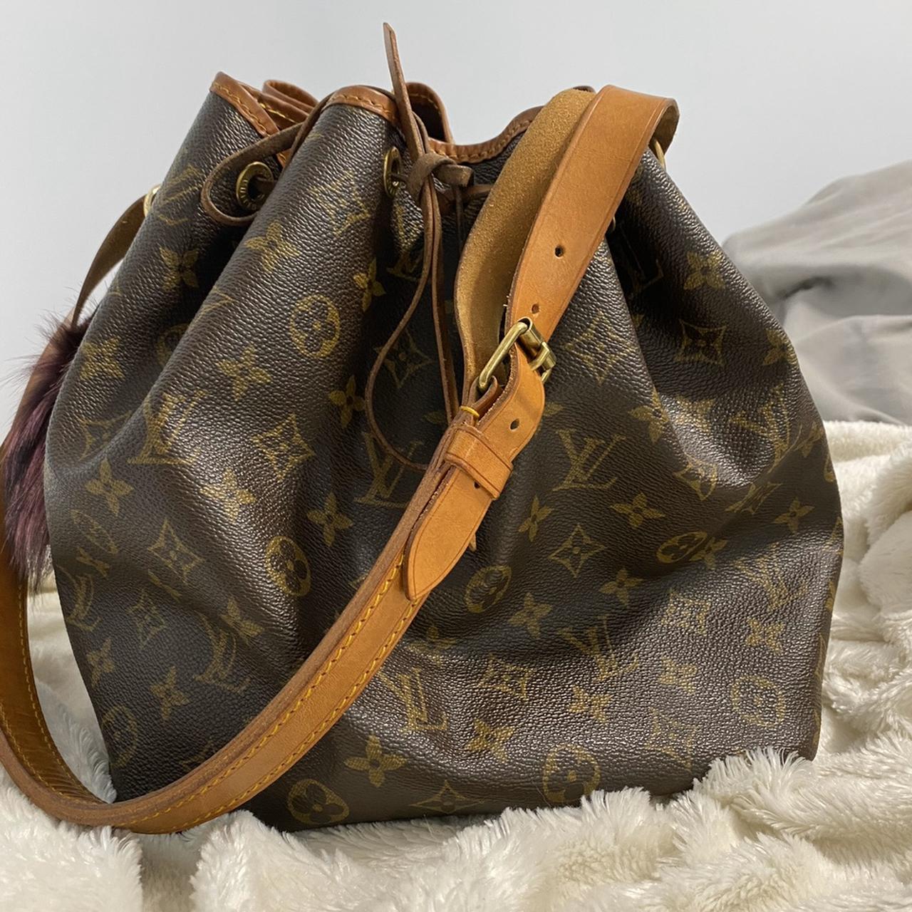 RED LOUIS VUITTON NOE SIZE GM (large) Vintage - Depop