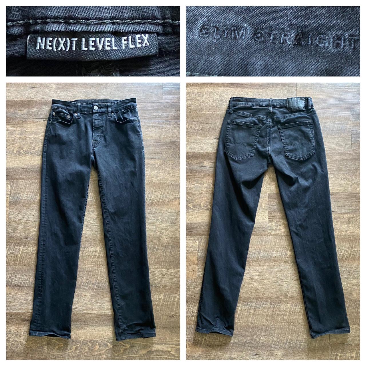 American Eagle Slim Straight Jeans Black Men’s Next... Depop