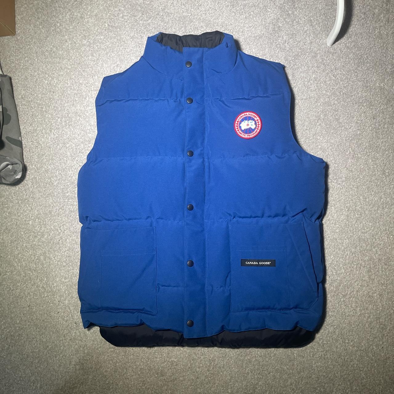 canada goose blue body warmer