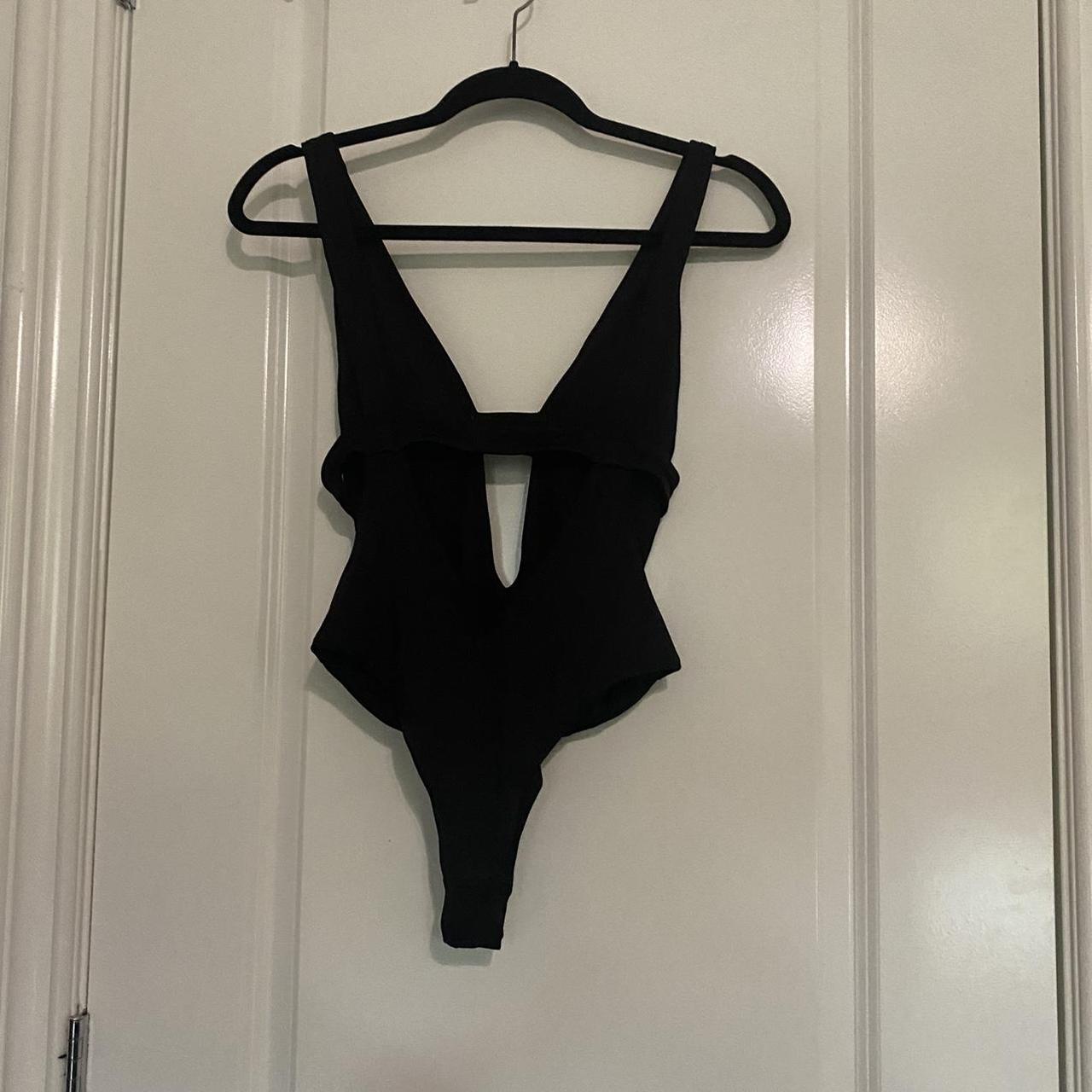 PacSun Women's Black Swimsuit-one-piece | Depop