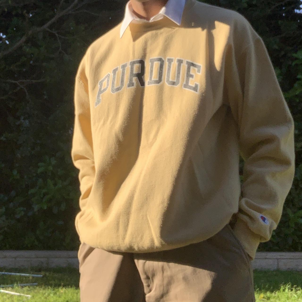 purdue yellow sweatshirt
