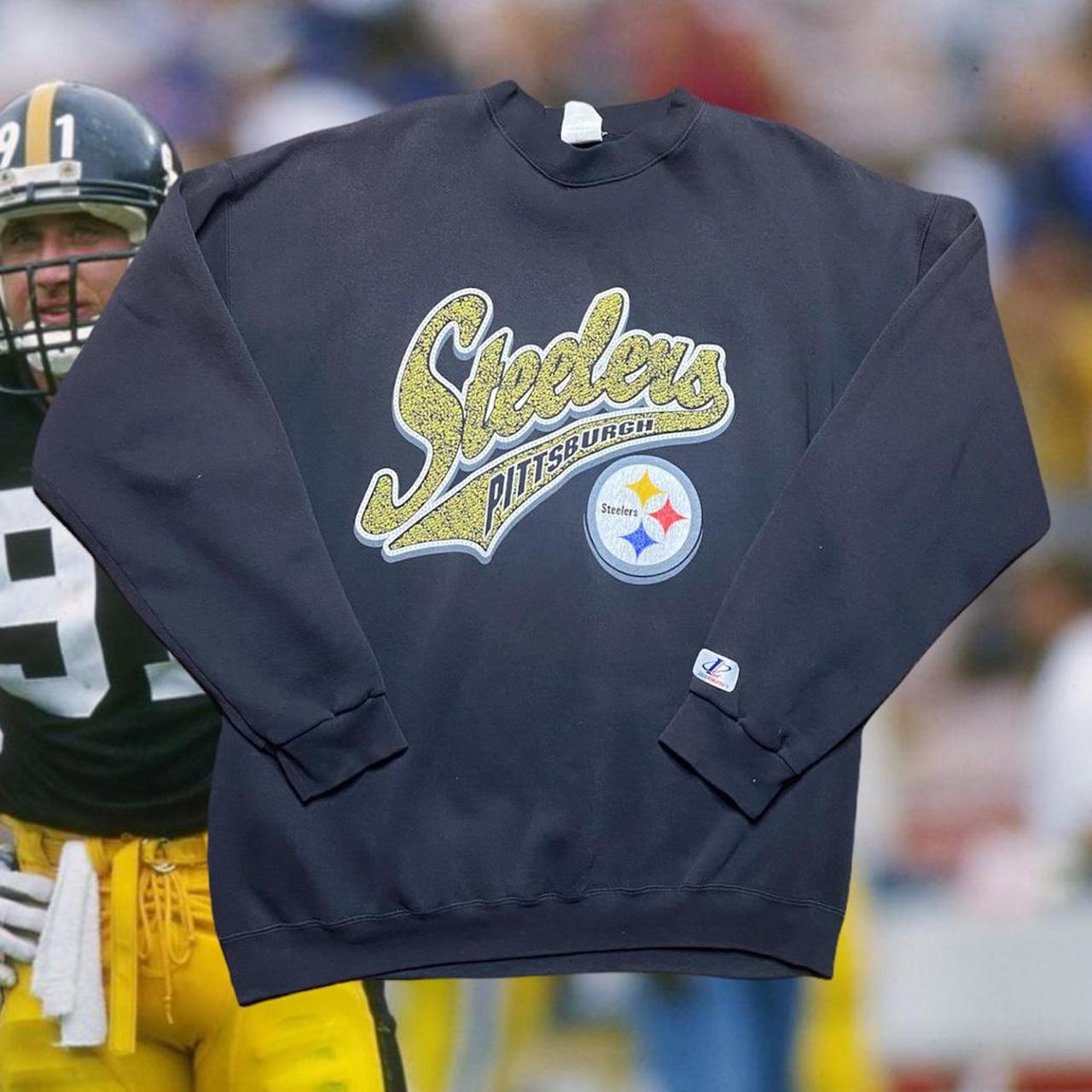 Vintage 1990s Pittsburgh Steelers Crewneck Sweatshirt / NFL / 90s