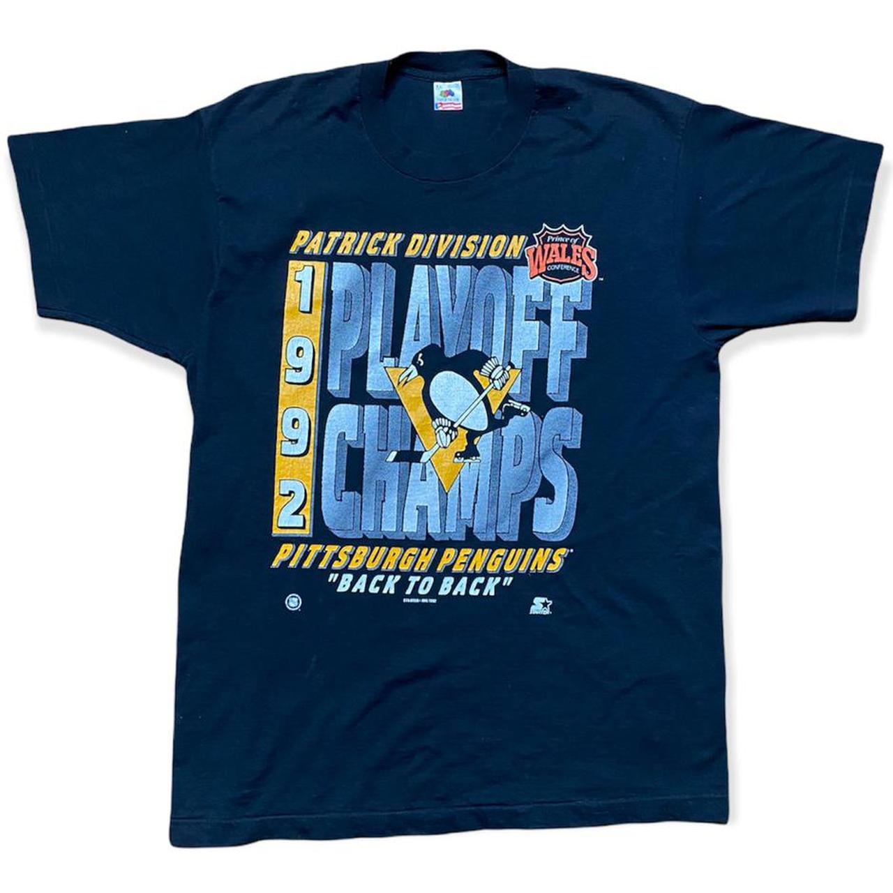 Vintage 90s PITTSBURGH PENGUINS NHL Fruit Of The Loom T-Shirt XL