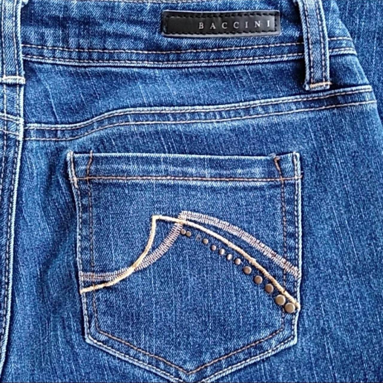 Baccini jeans Dark wash boot cut jeans. Gently used.... - Depop