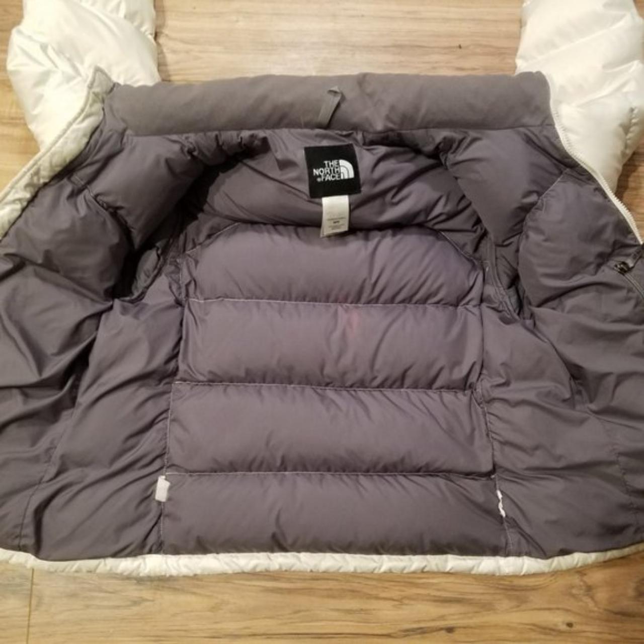 North Face White 96 Nuptse 700 Down Winter Puffer... Depop