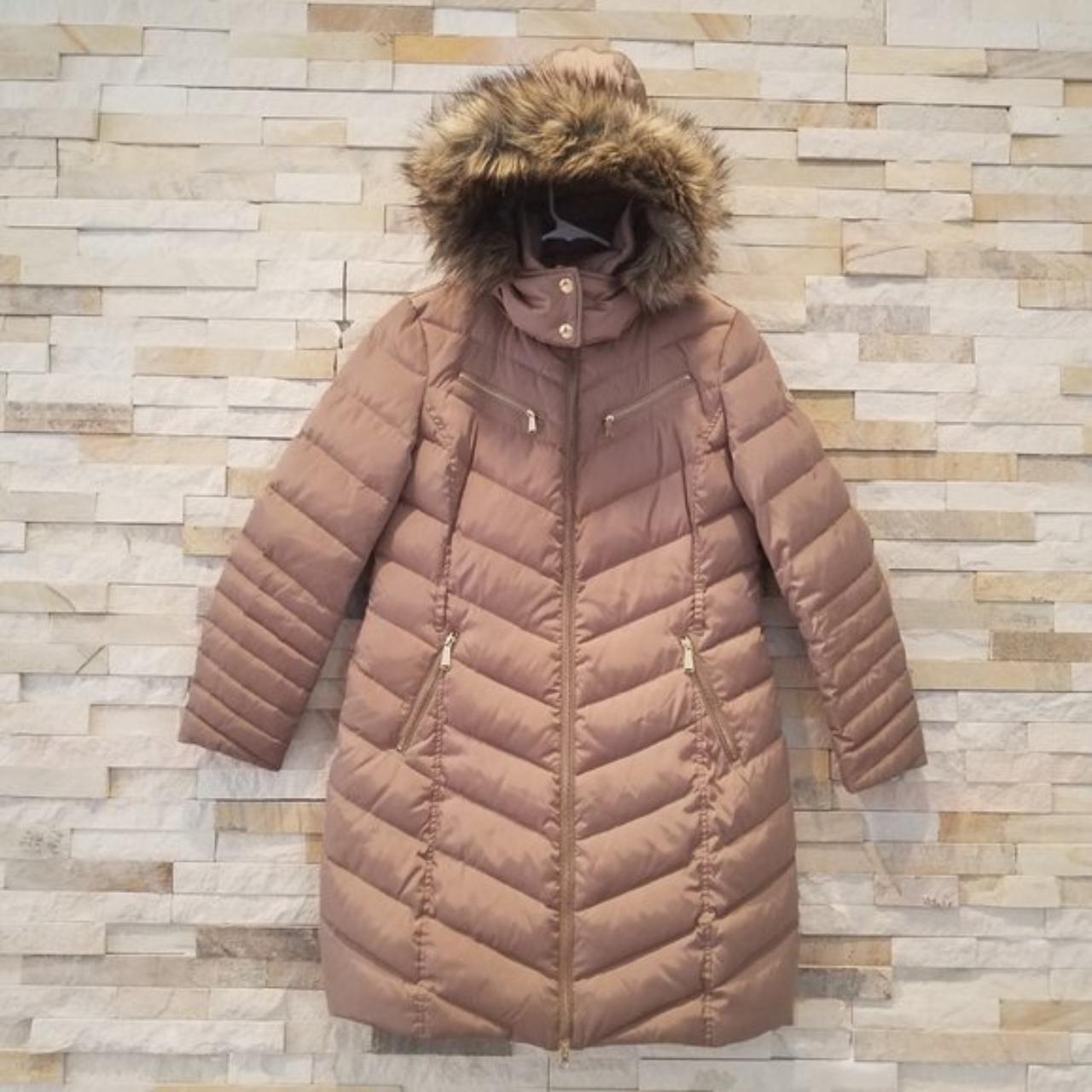 Michael kors gold puffer jacket online