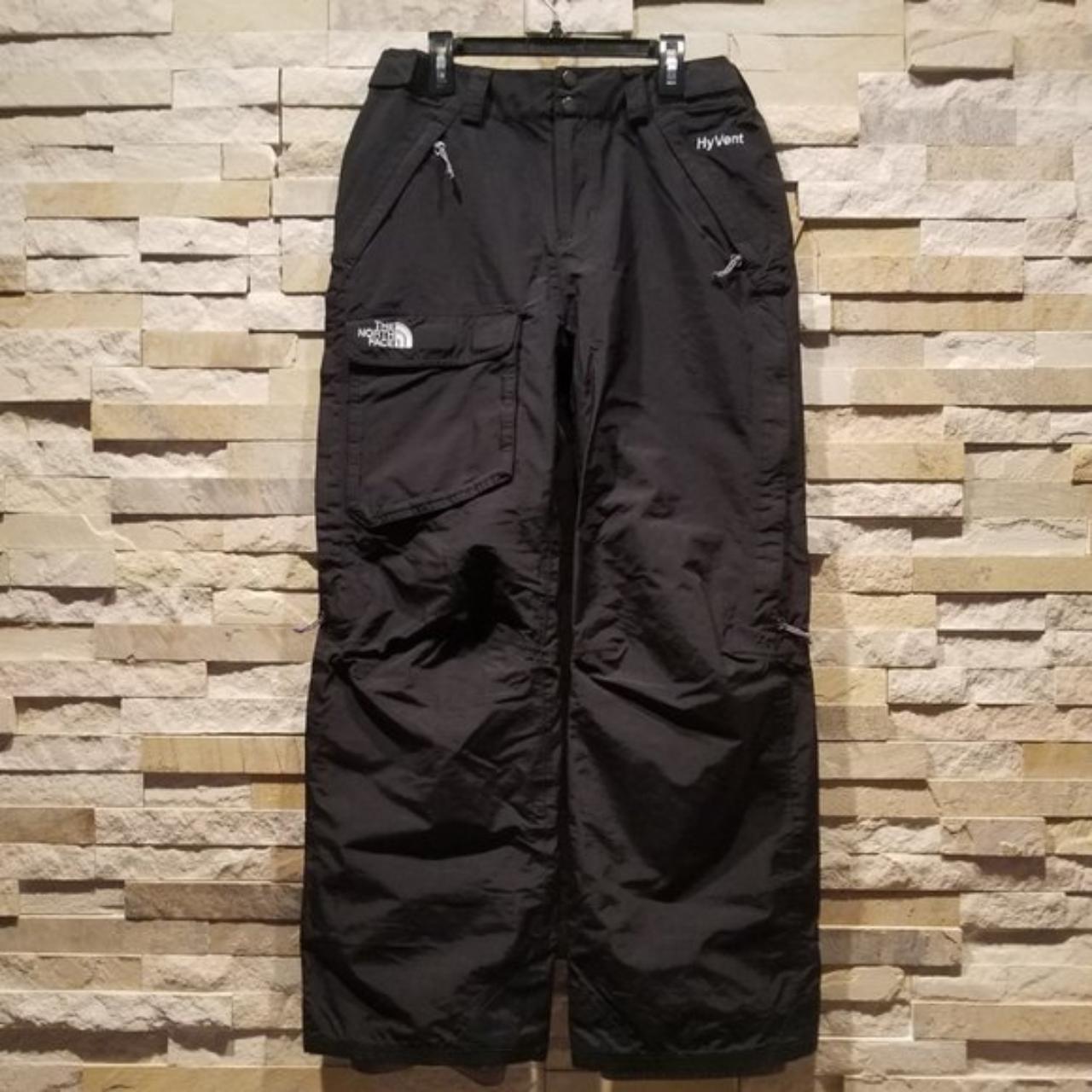 North Face Snow Pants Womens Small Black Ski... Depop