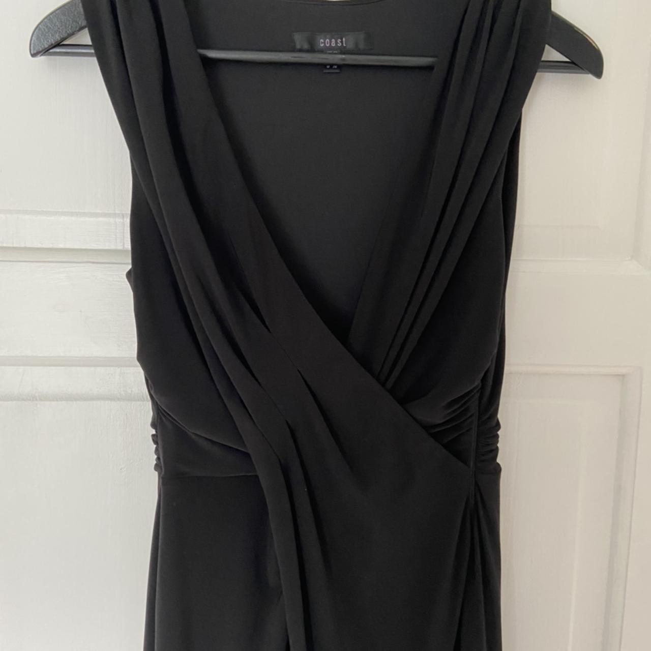 coast black maxi dress