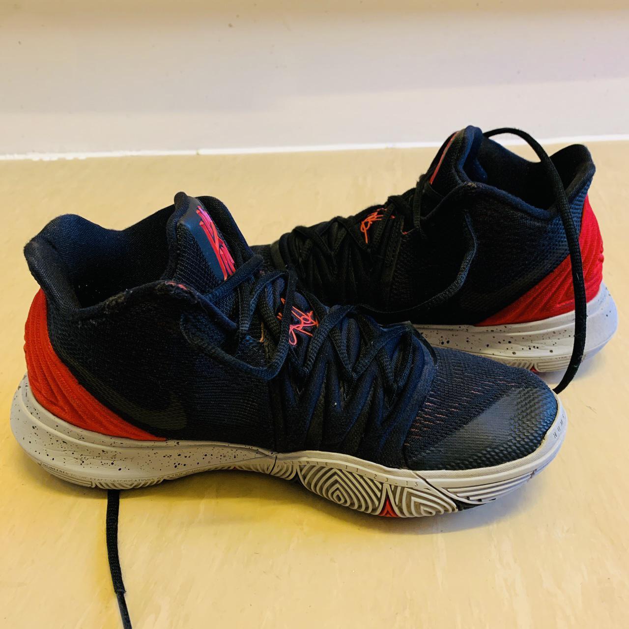 red and black kyrie 5