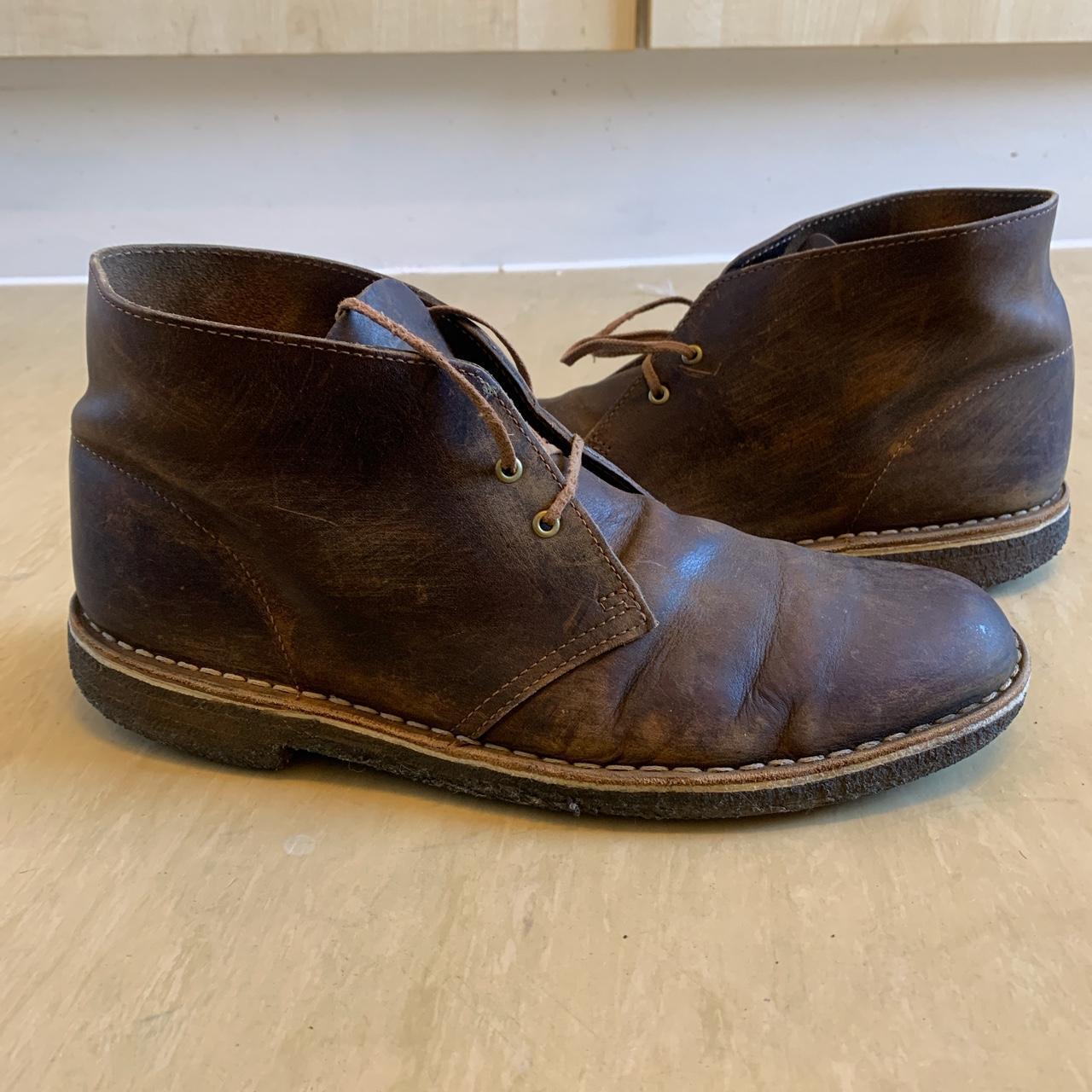 CLARKS Desert Boot Evo Beeswax Leather size EUR 45... - Depop