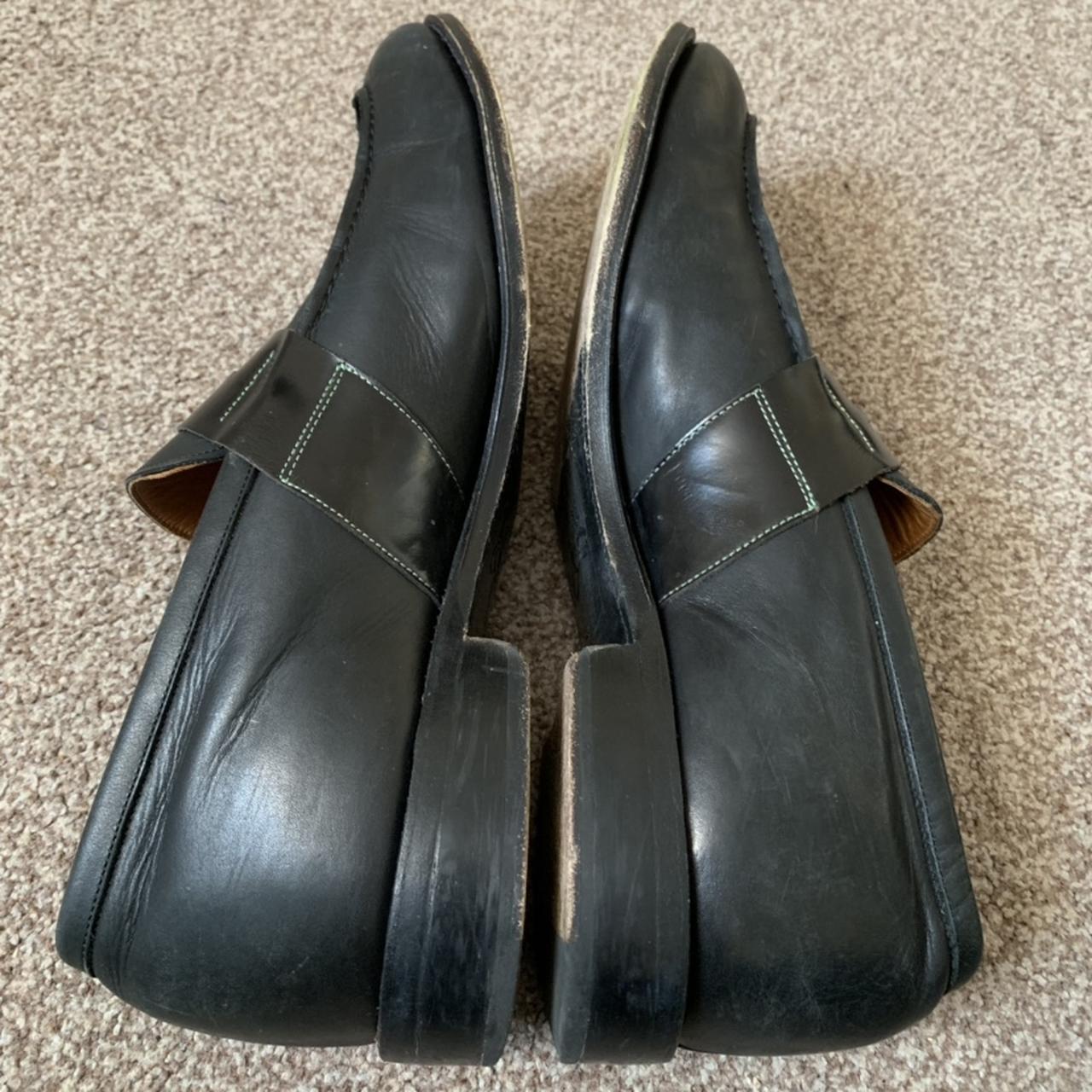 John Henry Black Leather Men Shoes Shoes Size UK 12.... - Depop
