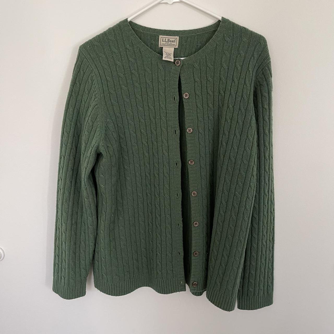 LL BEAN green sweater - Depop