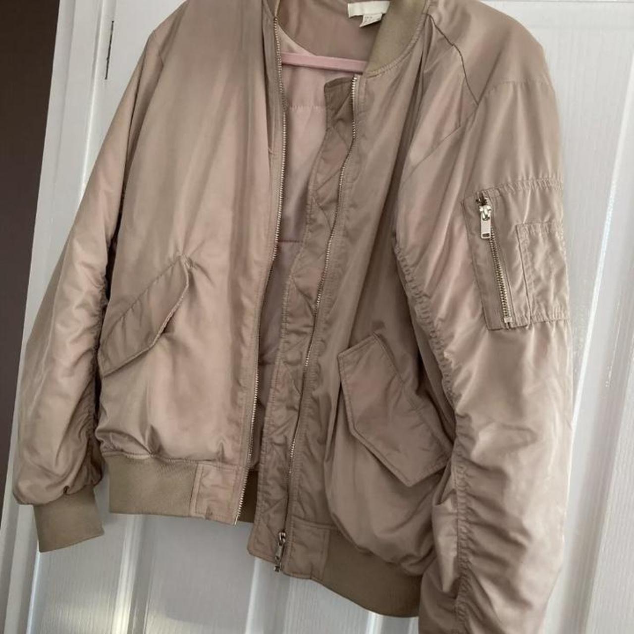 h&m pink bomber jacket