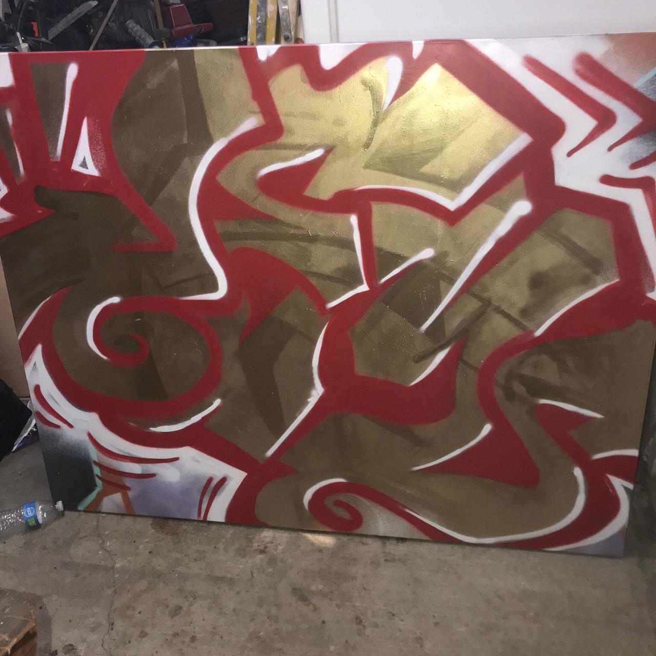 Vintage 90's Rap Hip Hop Graffiti Art San Francisco 49ers 