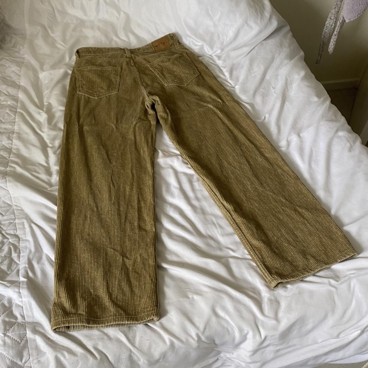 Motel Rocks parallel Jean in cord sand size M/31L.... Depop