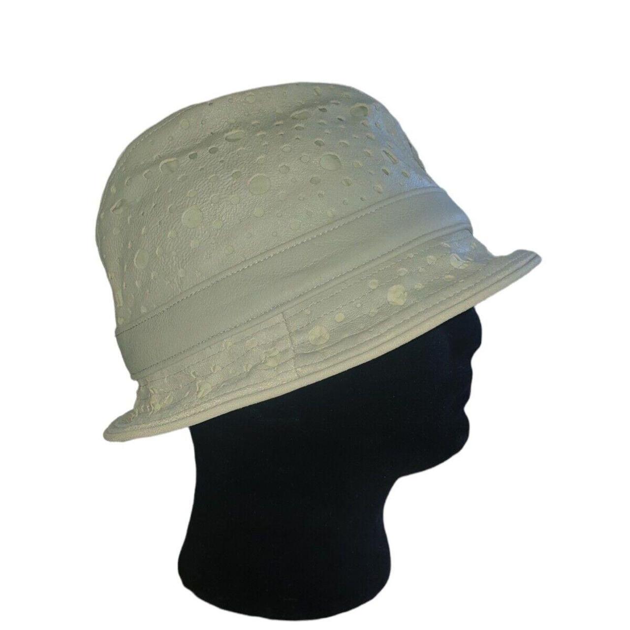 Kangol Vintage Cream Leather Hat Size M never worn... Depop