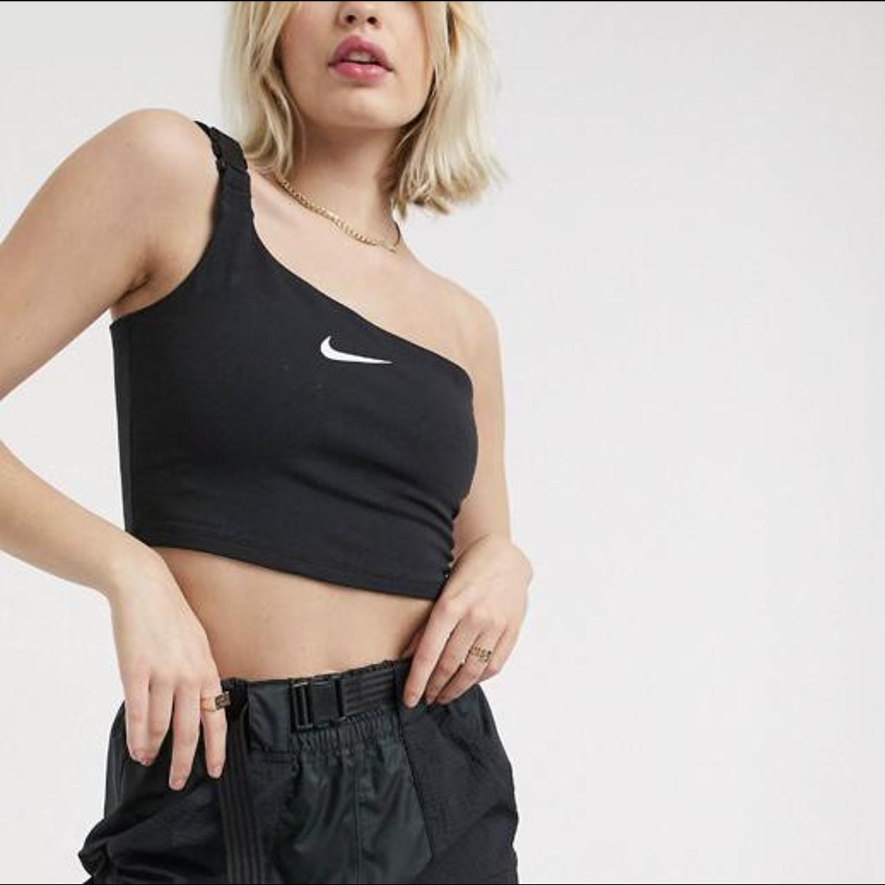 nike one shoulder top