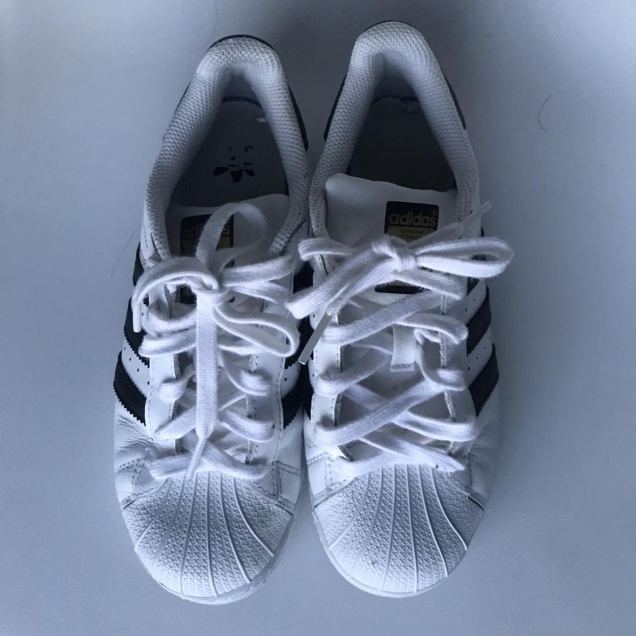 Adidas All Star Black and White Sneakers Good... - Depop