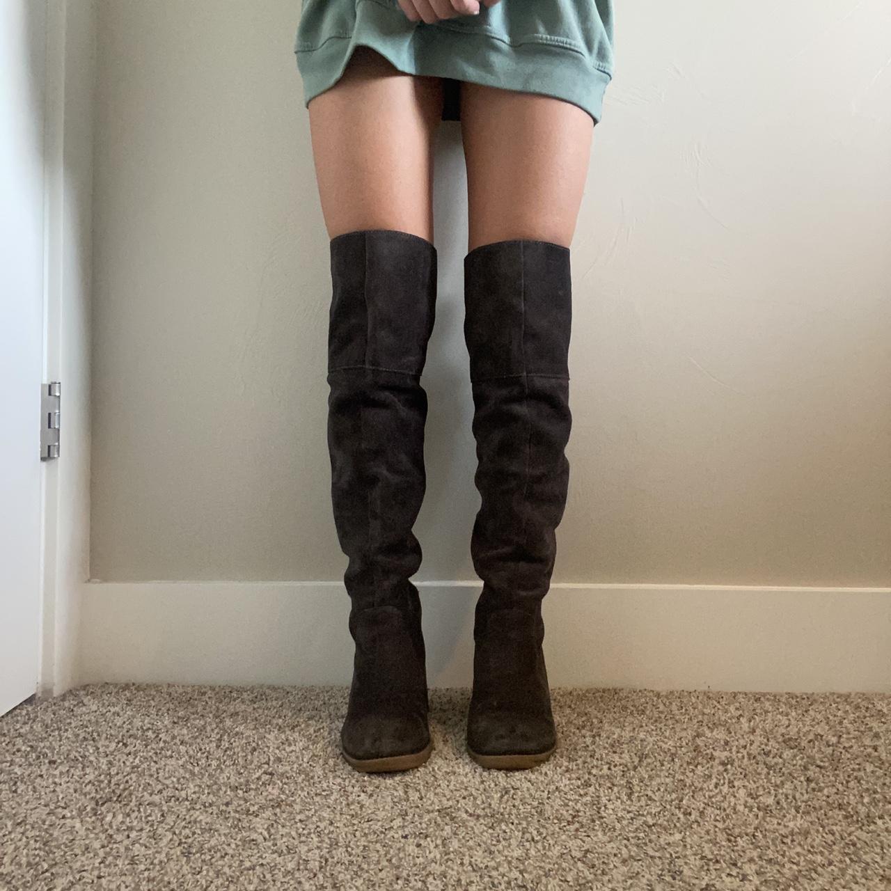 Lucky brand rayla over the clearance knee boots