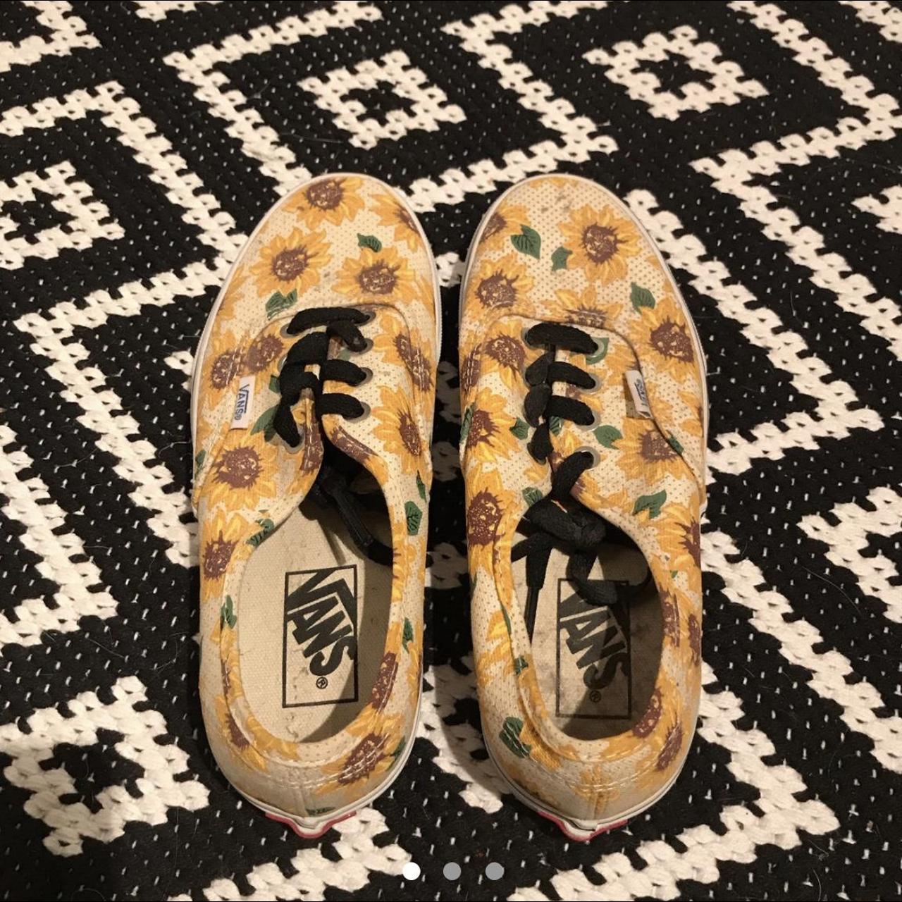 Vans authentic sale sunflower