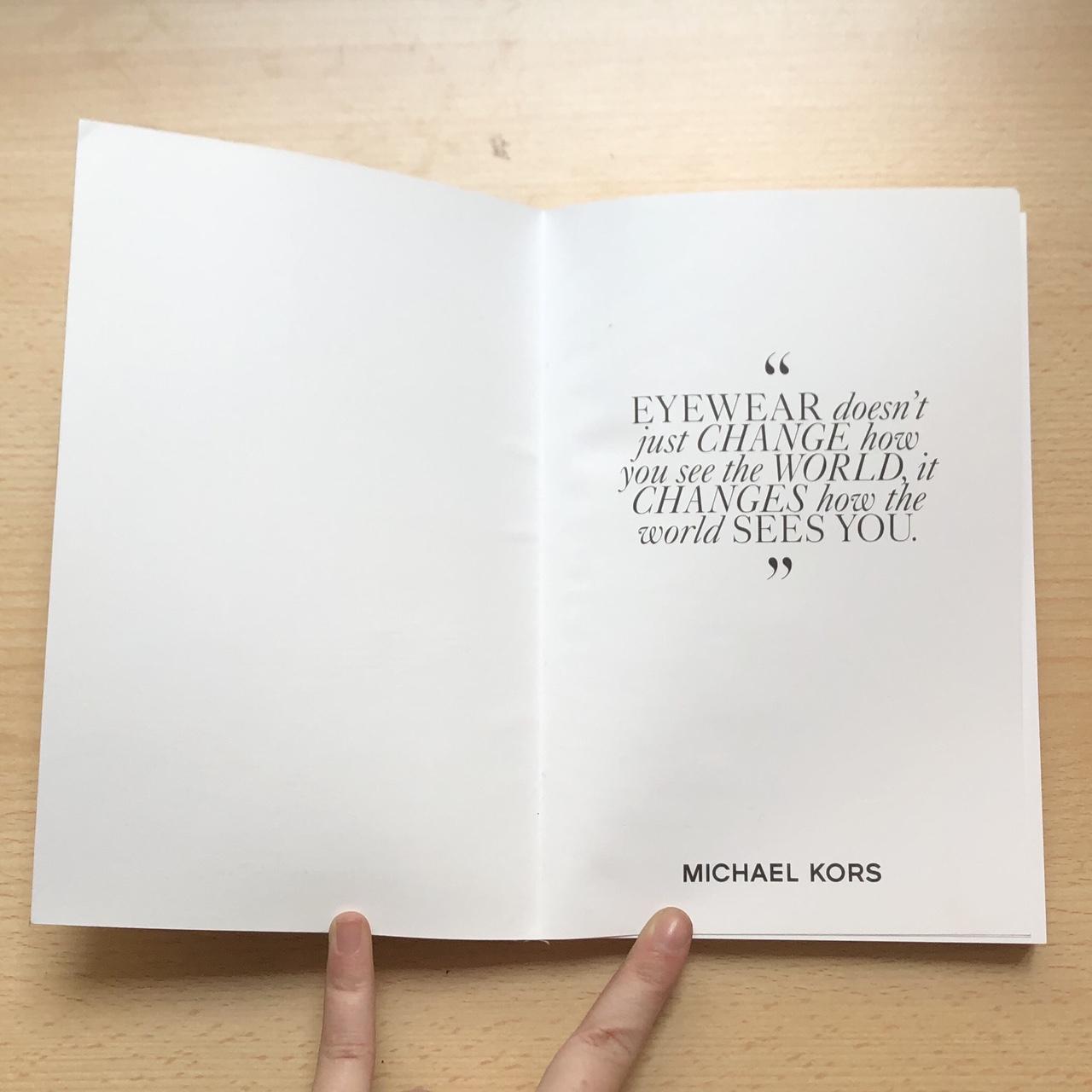 Quaderno bianco Michael Kors 😋 #quaderno - Depop